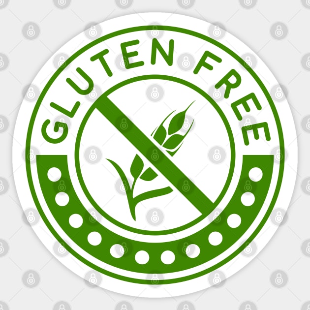 Gluten free badge Sticker by Florin Tenica